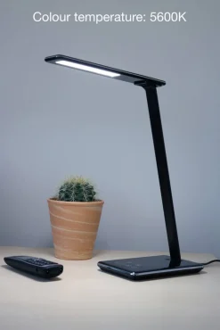 Unilux Linka Vrijstaand Bureaulamp LED Zwart 250 x 160 x 350 mm