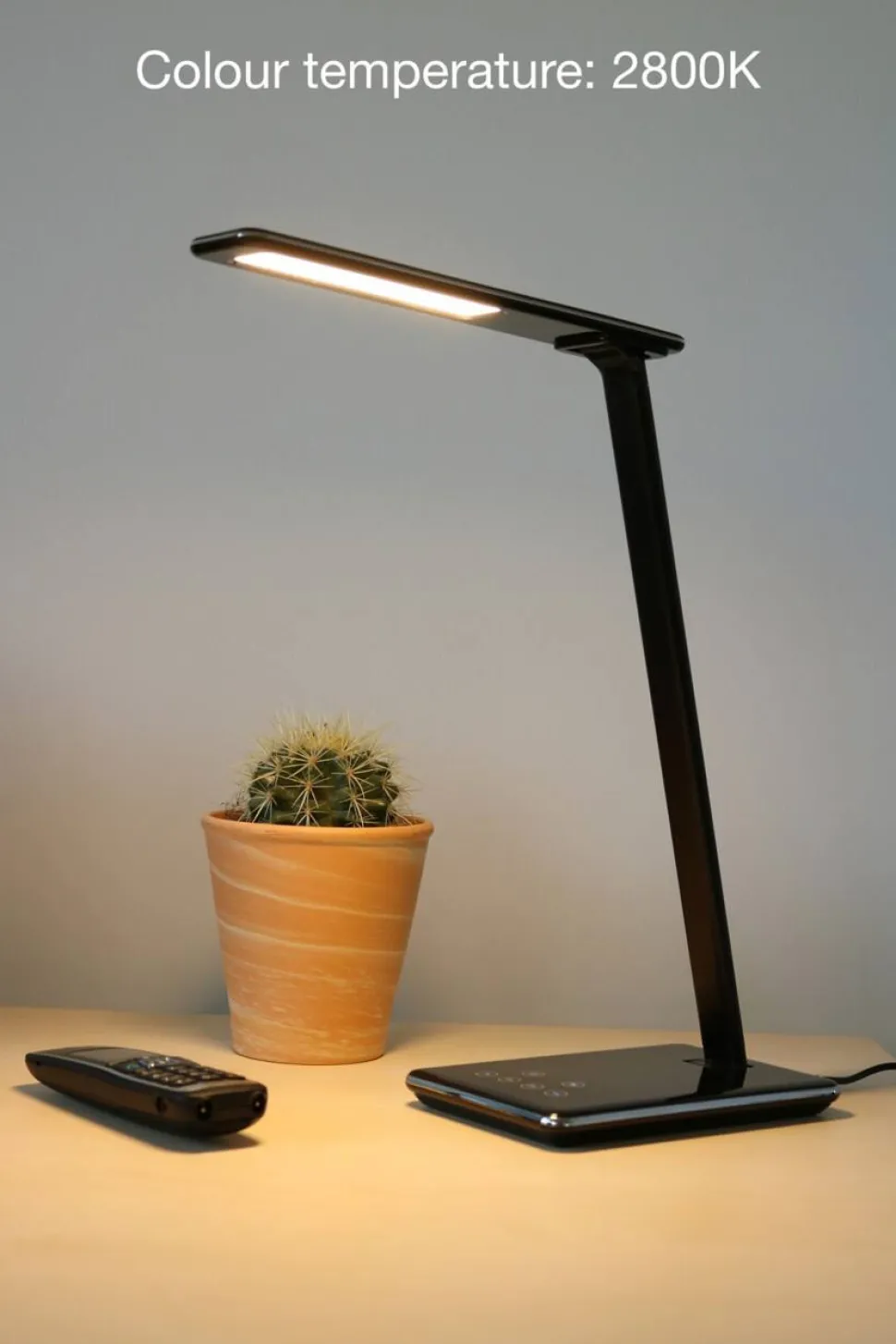 Unilux Linka Vrijstaand Bureaulamp LED Zwart 250 x 160 x 350 mm