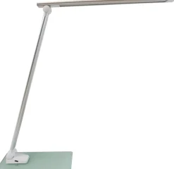 Unilux Popy Vrijstaand Bureaulamp LED Wit, Zilver USB 300 x 120 x 350 mm