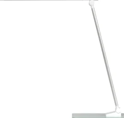 Unilux Popy Vrijstaand Bureaulamp LED Wit, Zilver USB 300 x 120 x 350 mm