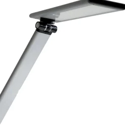 Unilux Terra Vrijstaand Bureaulamp LED Zilver, zwart 300 x 120 x 400 mm