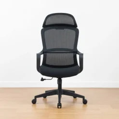 Viking Hera Bureaustoel Basismechanisme Vaste armleuning In hoogte verstelbare zitting Zwart 110 kg CH-519A 600 x 645 x 1.280 mm