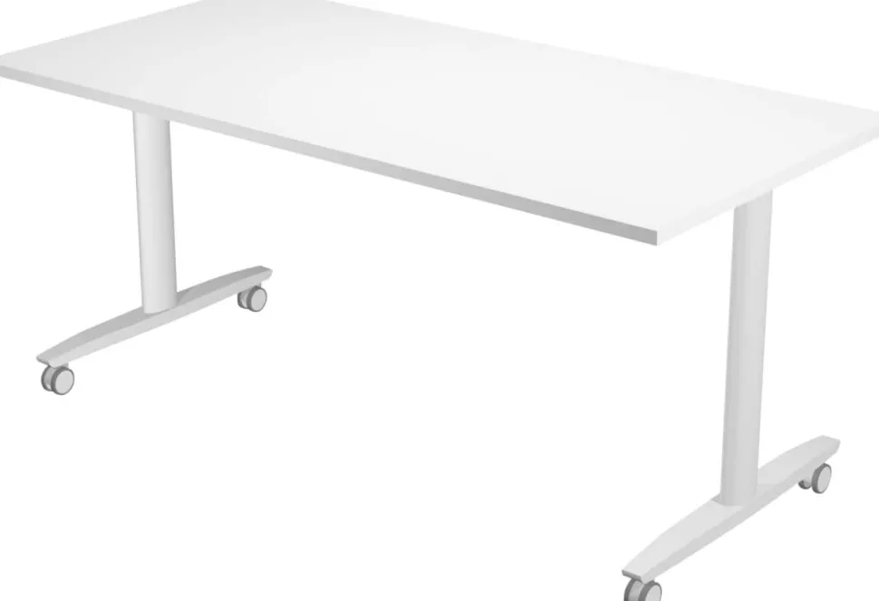 Viking Practic Klaptafel Zilver 1,600 x 800 x 741 mm met wielen