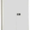 Viking Realspace Draaideurkast Staal 4 Planken Afsluitbaar 920 x 420 x 1,950 mm Grijs