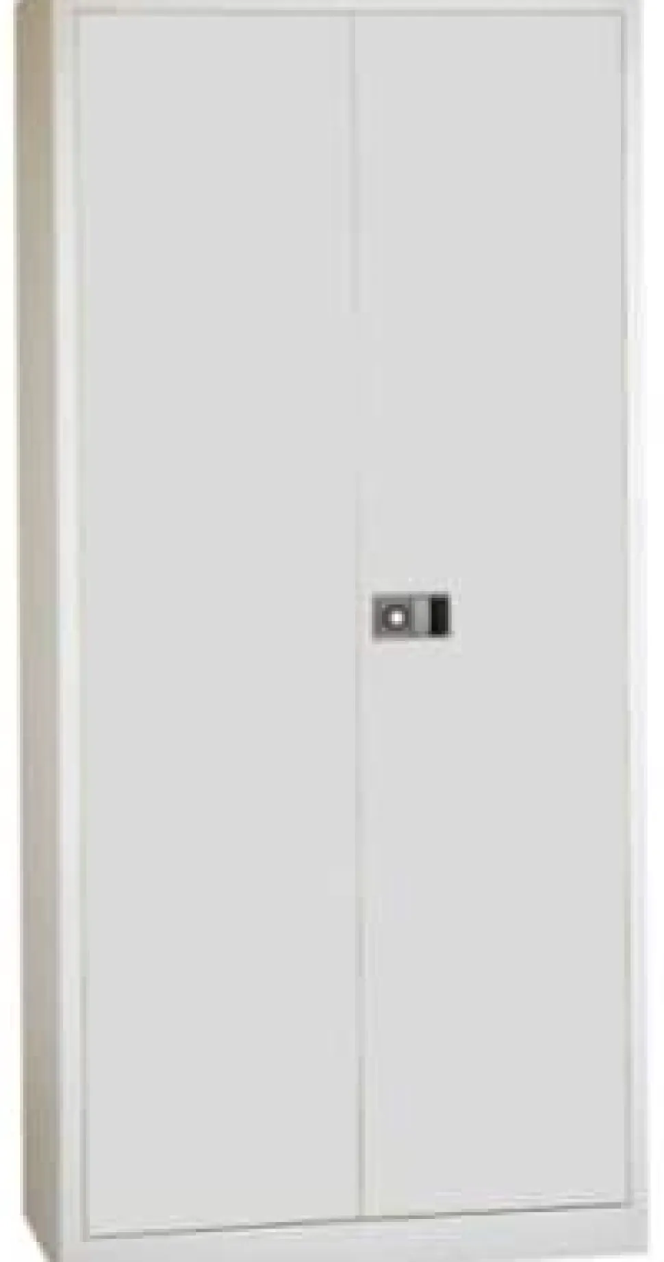 Viking Realspace Draaideurkast Staal 4 Planken Afsluitbaar 920 x 420 x 1,950 mm Grijs