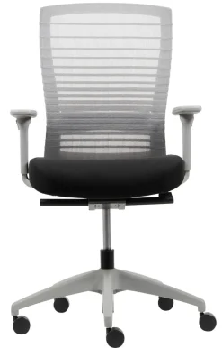 Viking Realspace Florence Ergonomische stoel Synchroonmechanisme Mesh, stof In hoogte verstelbare armleuning In hoogte verstelbare zitting Grijs, zwart 110 kg