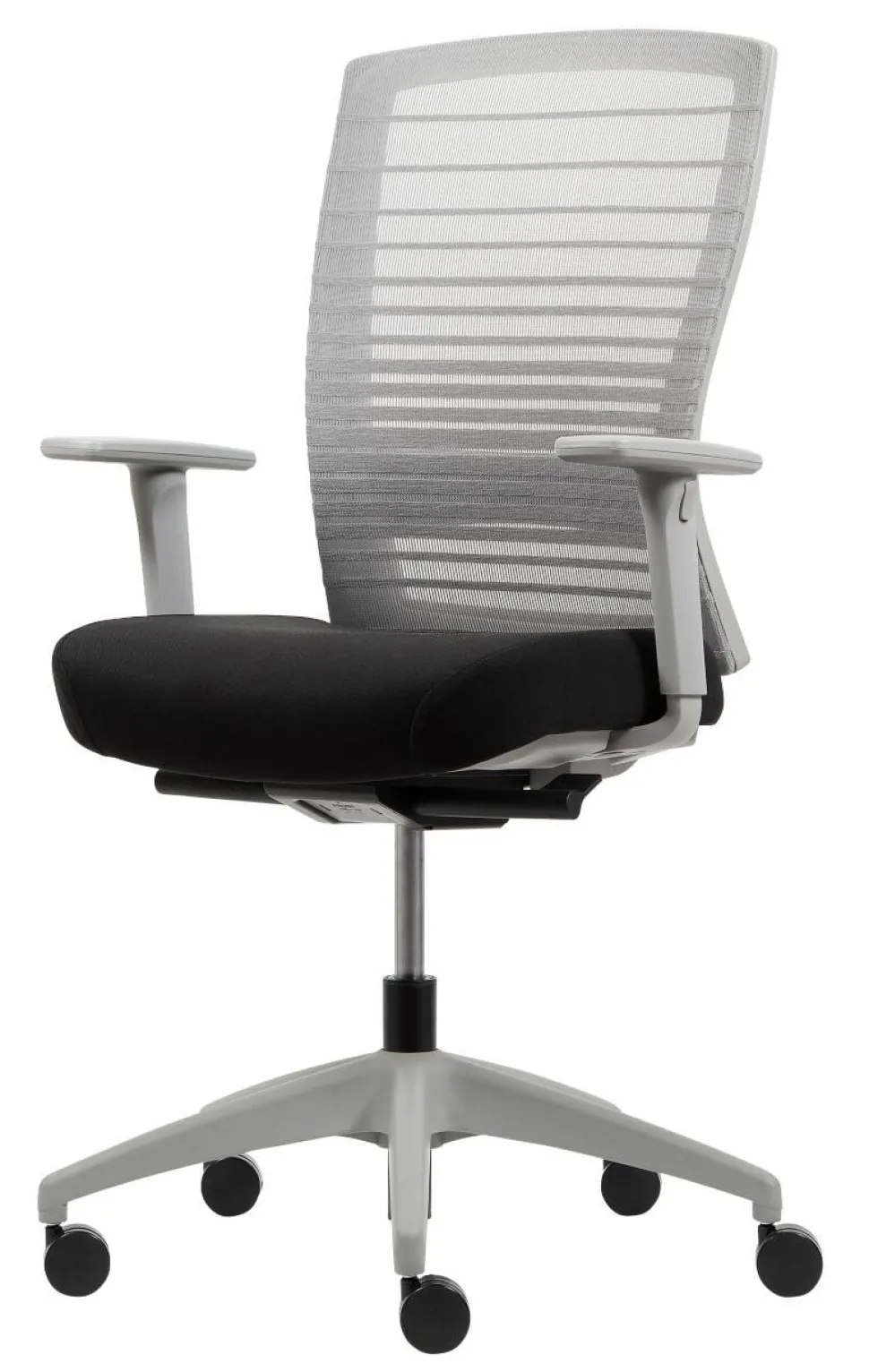 Viking Realspace Florence Ergonomische stoel Synchroonmechanisme Mesh, stof In hoogte verstelbare armleuning In hoogte verstelbare zitting Grijs, zwart 110 kg