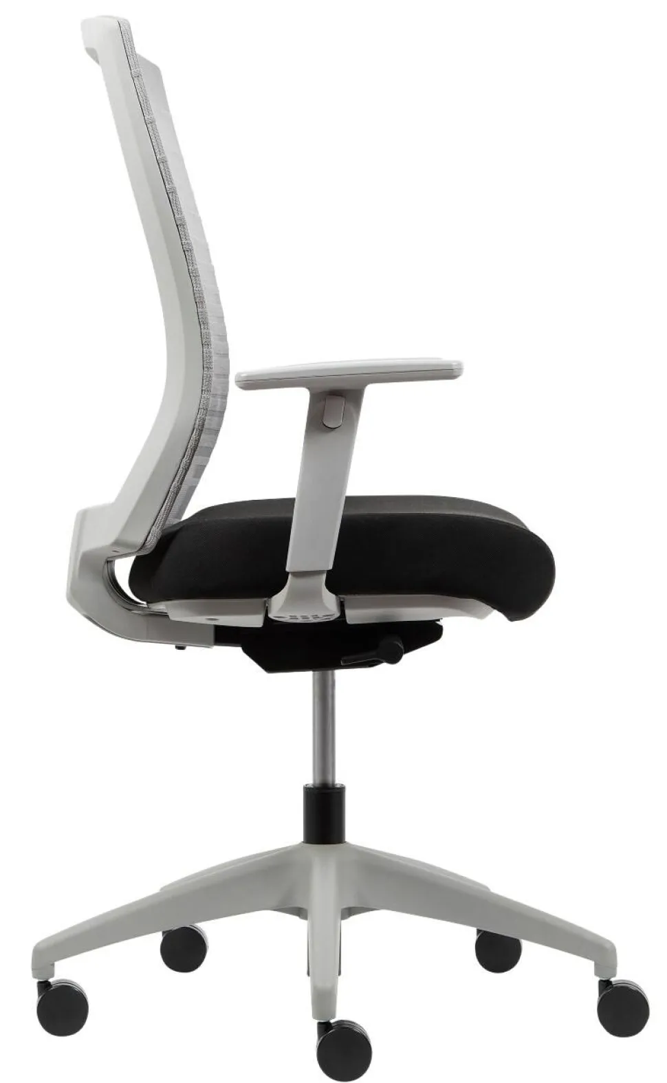 Viking Realspace Florence Ergonomische stoel Synchroonmechanisme Mesh, stof In hoogte verstelbare armleuning In hoogte verstelbare zitting Grijs, zwart 110 kg