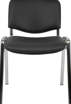 Viking Realspace ISO Bezoekersstoel Stof Zwart 120 kg D5C/IN 530 x 540 x 800 mm