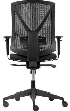 Viking Realspace Karl Bureaustoel Synchroonmechanisme Mesh In hoogte verstelbare armleuning In hoogte verstelbare zitting Zwart 120 kg 640 x 695 mm