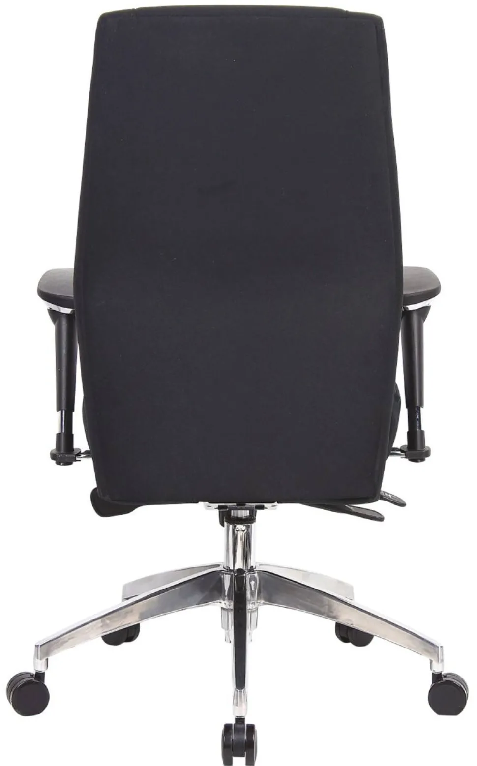 Viking Realspace London Directiestoel Synchroonmechanisme Stof 2D armleuning In hoogte verstelbare zitting Zwart 110 kg 650 mm