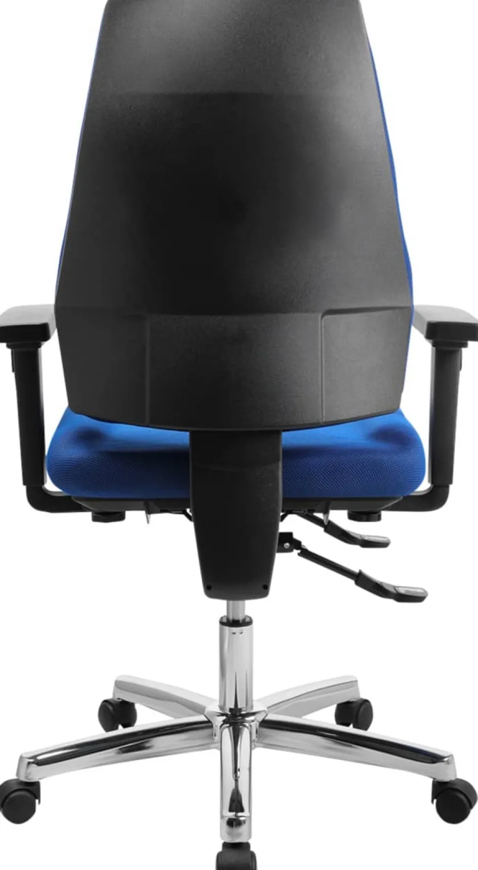 Viking Realspace Signum Bureaustoel Synchroonmechanisme Stof 3D armleuning In hoogte verstelbare zitting Blauw 110 kg