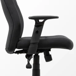 Viking Realspace Stanley Bureaustoel Kniekanteling Stof In hoogte verstelbare armleuning In hoogte verstelbare zitting Zwart 110 kg 675 x 680 x 1,075 mm