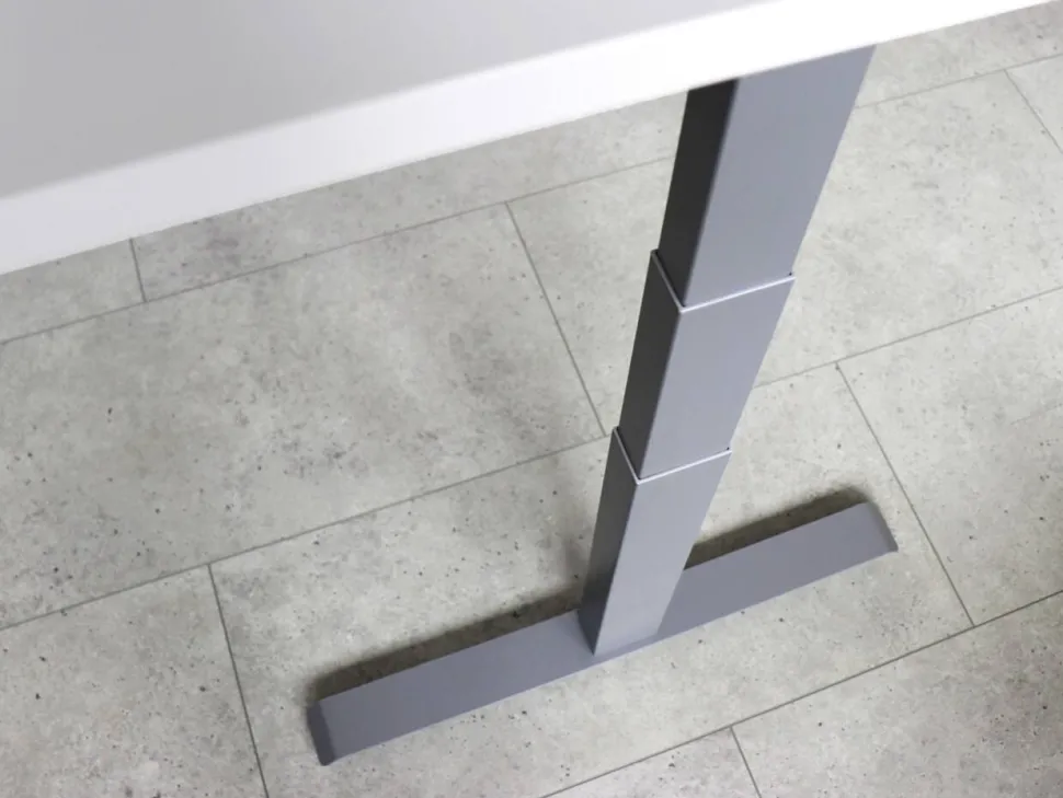 VLXK65 Elektrisch hoogteverstelbaar Zit-sta-bureau Ahorn C-Voet 1,600 (B) x 800 (D) x 1,295 (H) mm Spaanplaat, Staal
