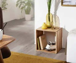 WOHNLING Acaciahout Legbord 1 435 x 330 x 435 mm Bruin Acacia