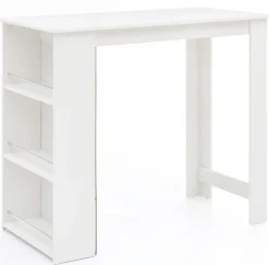 WOHNLING Bar Tafel WL5.732 Wit 120 x 107,5 x 60 cm