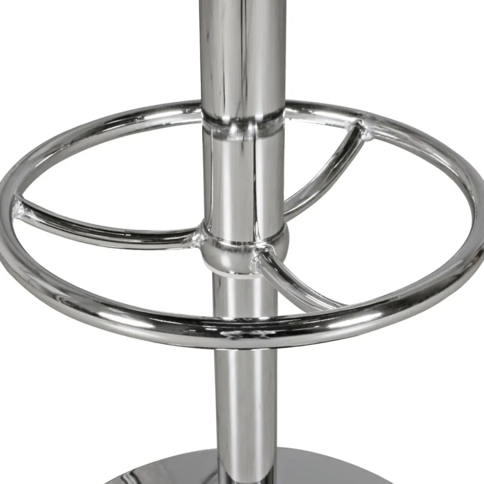 WOHNLING Bar Tafel WL5.113 Zilver, zwart 60 x 92 cm