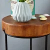 WOHNLING Bijzettafel Bruin 280 x 280 x 450 mm