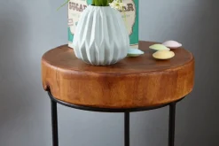 WOHNLING Bijzettafel Bruin 280 x 280 x 450 mm