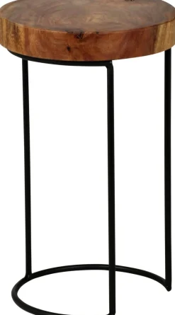 WOHNLING Bijzettafel Bruin 280 x 280 x 450 mm