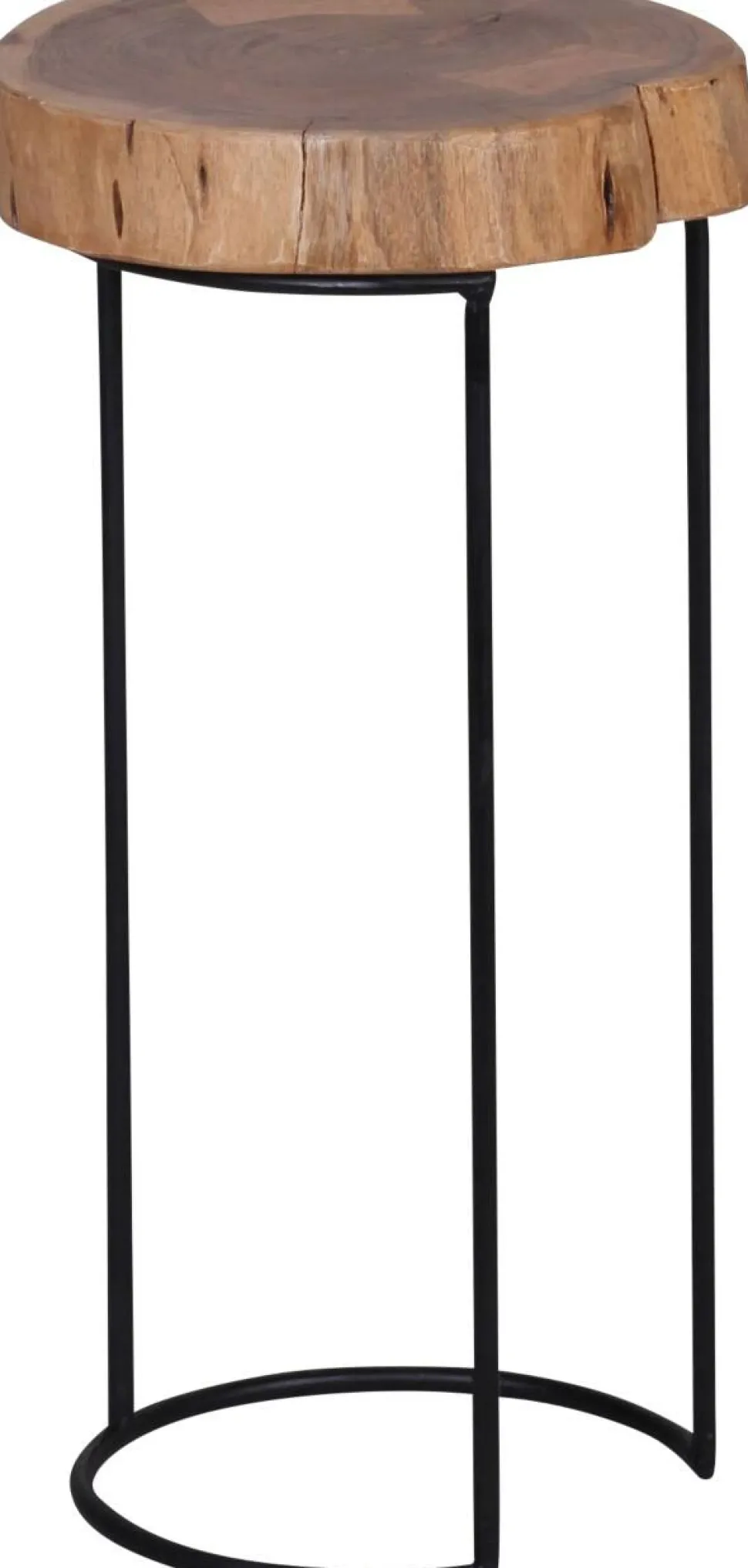 WOHNLING Bijzettafel Bruin 280 x 280 x 550 mm