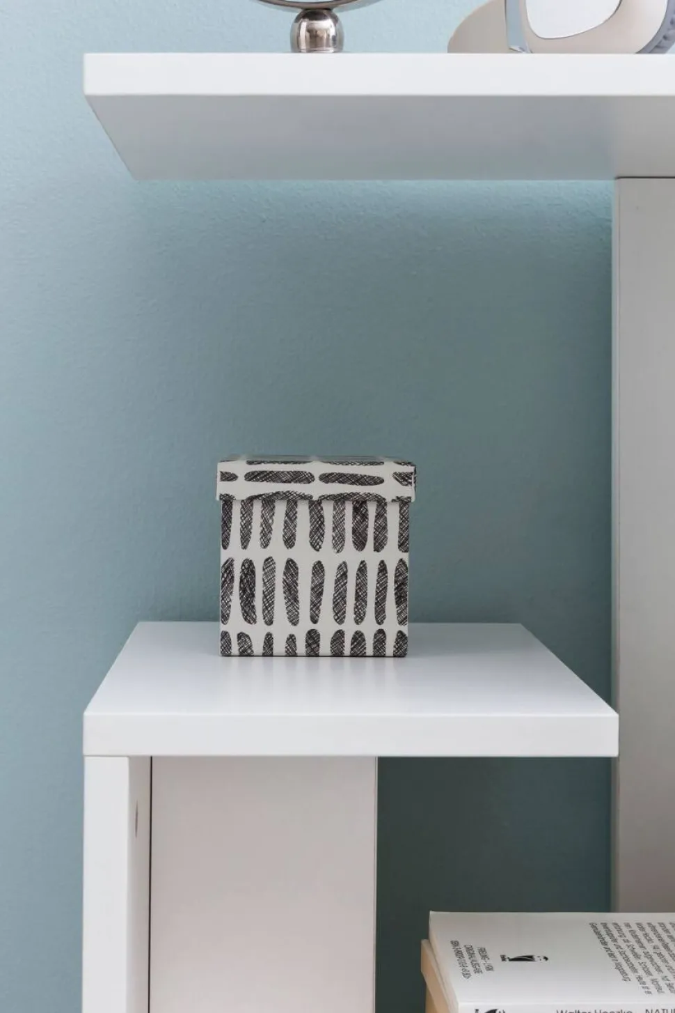 WOHNLING Bijzettafel Wit 350 x 300 x 610 mm