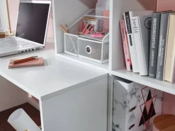 WOHNLING Bureau WL6.391 Wit 170 x 59 x 143,5 cm