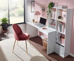 WOHNLING Bureau WL6.391 Wit 170 x 59 x 143,5 cm