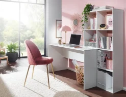 WOHNLING Bureau WL6.391 Wit 170 x 59 x 143,5 cm