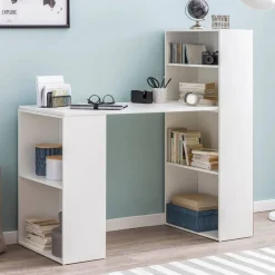 WOHNLING Bureau WL5.692 Wit 120 x 120 x 53 cm