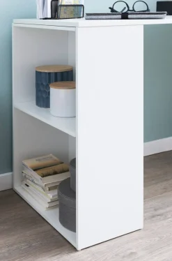 WOHNLING Bureau WL5.692 Wit 120 x 120 x 53 cm