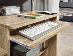 WOHNLING Computertafel WL1.171 Sonoma-eik 94 x 90,5 x 48,5 cm