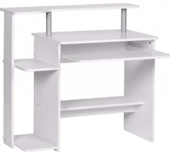 WOHNLING Computertafel WL1.153 Wit 94 x 90 x 48,5 cm