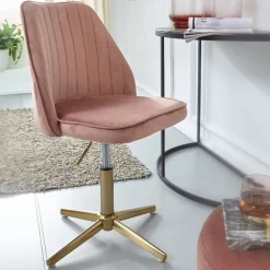 WOHNLING Draaistoel Niet afsluitbaar 600 x 600 x 1.000 mm Roze