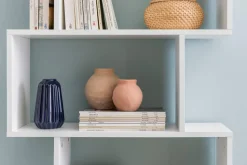 WOHNLING Spaanplaat Boekenkast 6 700 x 235 x 1,900 mm Wit