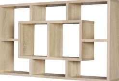 WOHNLING Spaanplaat Wandplank 8 850 x 160 x 475 mm Grijs